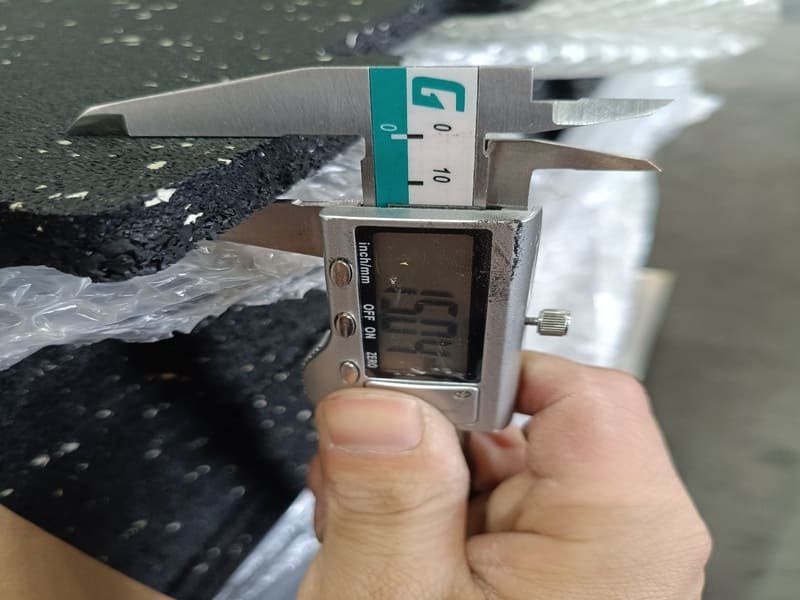 Staining effects of low-quality gym mats on hardwood floors